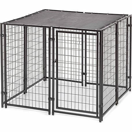 FENCEMASTER Kennel System 4 ft. x 5 ft. x 5 ft. Cottageview Welded Wire Dog Kennel