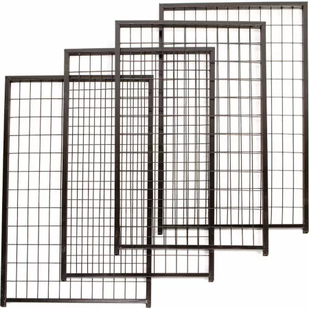 FENCEMASTER Kennel System 4' x 2.5' x 2.5' Cottageview Welded Wire Dog Kennel Expansion Panels Dog Kennel Expansions