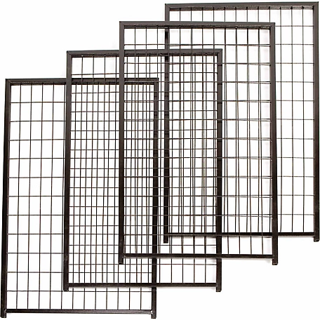 FENCEMASTER Kennel System 4 ft. x 2.5 ft. x 2.5 ft. Cottageview Welded Wire Dog Kennel Expansion Panels