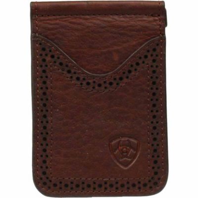 leather card case and money clip