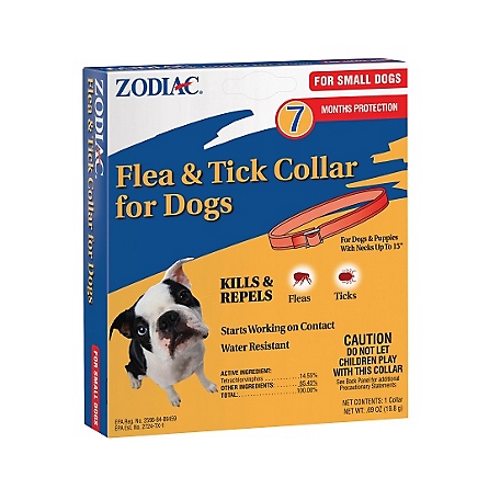 Zodiac Flea and Tick Collar for Small Dogs and Puppies