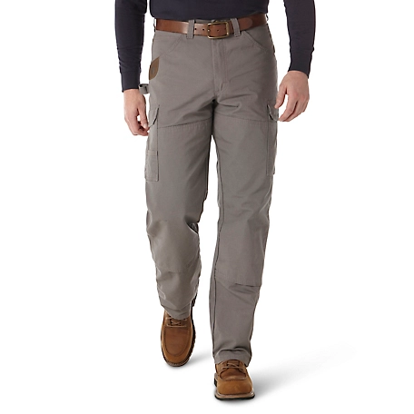 Wrangler Men's Ripstop Cargo Pants, Khaki