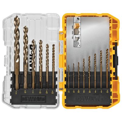 DeWALT 14 pc. Pilot Point Industrial Cobalt Alloy Steel Drill Bit Set