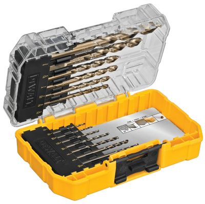 Image showing  14 pc. Pilot Point Industrial Cobalt Alloy Steel Drill Bit Set