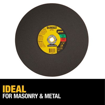 Image showing  14 in. x 1/8 in. x 1 in. A24/C24P High Speed Metal & Concrete Cutting Wheel, Thin 0.045 in. Wheel Design