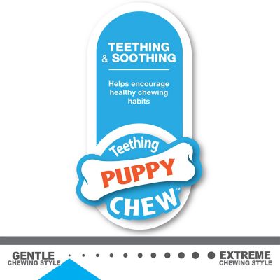 Image showing 9 th Nylabone Power Chew Ring Bone and Puppy Chew Bone, Petite