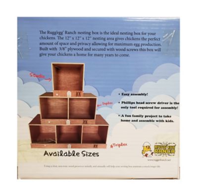 Image showing  1-Compartment Studio Chicken Nesting Box