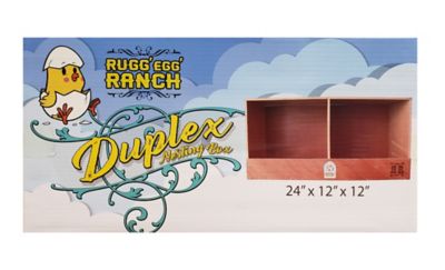 Image showing  2-Compartment Chicken Nesting Box