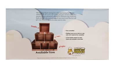 Image showing  2-Compartment Chicken Nesting Box