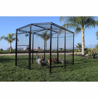 Rugged Ranch Universal Walk-In Chicken Coop Pen, 6 to 12 Chicken Capacity