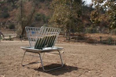 Image showing  Galvanized Pasture Livestock Feeder, 5 ft.
