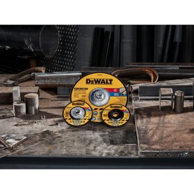 Image showing  4-1/2 in. x 1/4 in. x 7/8 in. A24N Grit Type 27 High Performance Fast Metal Grinding Wheel, 13,300 RPM