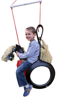 Image showing  Pony Pal Tire Swing, 175 lb. Capacity, Ages 3+
