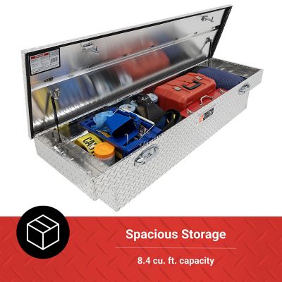 Image showing  8.4 cu. ft. Aluminum Standard-Profile Crossover Truck Tool Box for Full-Size Trucks, 70 in. x 20 in.