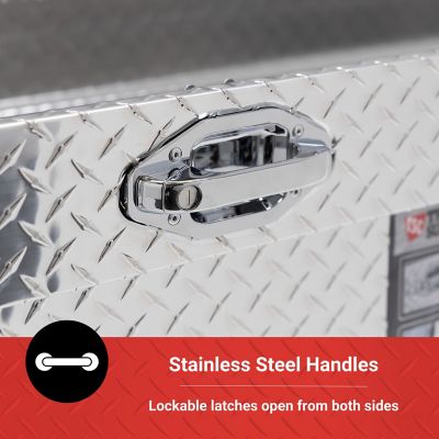 Image showing  8.4 cu. ft. Aluminum Standard-Profile Crossover Truck Tool Box for Full-Size Trucks, 70 in. x 20 in.