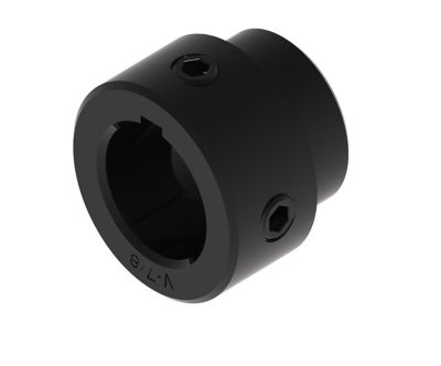 Image showing  7/8 in. V Series Hub for Sprocket or Pulley, Round Bore with Keyway and Set Screws