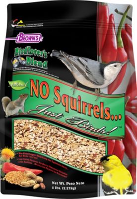 Brown's Bird Lover's Blend No Squirrels Just Birds Wild Bird Food, 5 lb. Bag, 3 pk.