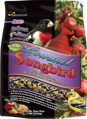 Brown's Gourmet Songbird Blend with Almonds & Apples, 5 lb. Bag, 3 pk.
