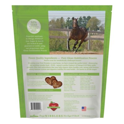Image showing  Nibblers Low Sugar Starch Apple Flavor Horse Treats, 3.5 lb., Approximately 215 ct.