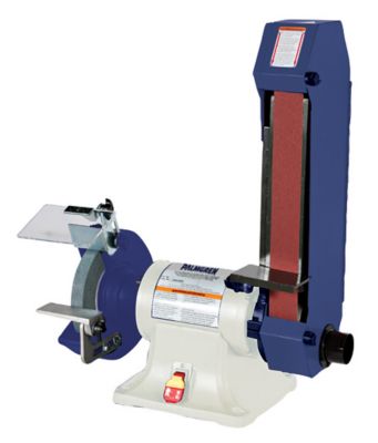 Palmgren 8 in. Combo Belt and Bench Grinder, 120/240V, 7.0/3.5A, 3,450 RPM, For 9670101/968600 Stands