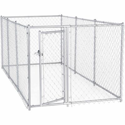 wire fence dog kennel