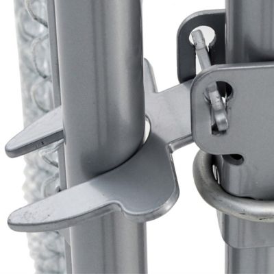 Image showing  4 ft. x 5 ft. x 10 ft. Galvanized Chain Link Dog Kennel Kit