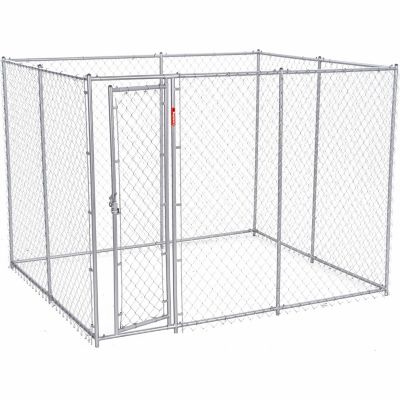 Lucky Dog 2 In 1 Galvanized Chain Link Dog Kennel Kit 6 Ft H X 5 Ft W X 10 Or 6 Ft H X 8 Ft W X 65 Ft L At Tractor Supply Co