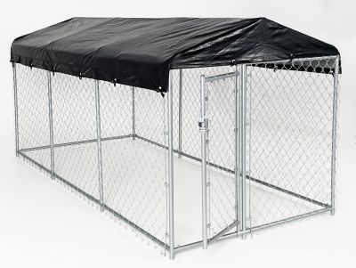 Lucky Dog WeatherGuard Dog Kennel Cover Set, 5 ft. x 15 ft. (kennel sold separately)