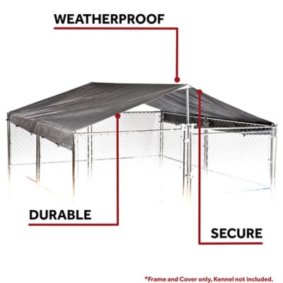 Image showing  WeatherGuard Universal Kennel Cover Set, 10 ft. x 10 ft., Kennel not Included