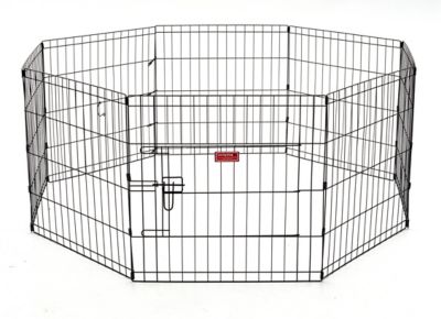 Lucky Dog 24 in. Dog Exercise Pen with Stakes Dog exercise pen
