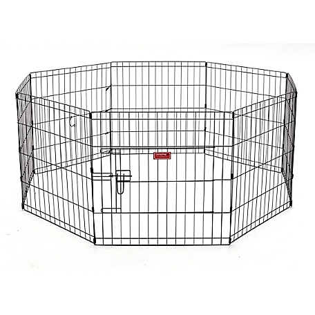 Lucky Dog 24 in. Dog Exercise Pen with Stakes