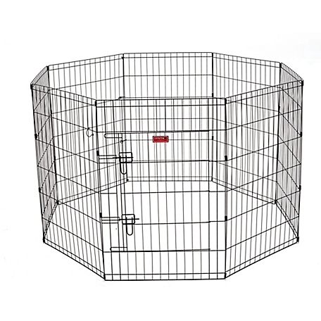Lucky Dog 36 in. Dog Exercise Pen with Stakes