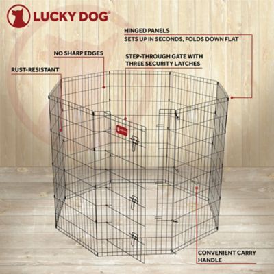 Image showing  Outdoor Pet Exercise Pen with Stakes, 48 in.