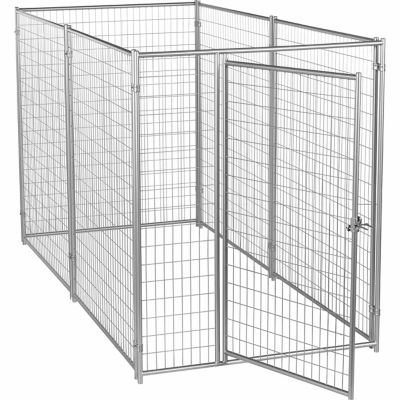 Lucky Dog Modular Welded Wire Kennel Kit Silver 6 Ft H X 5 Ft W X 10 Ft L At Tractor Supply Co