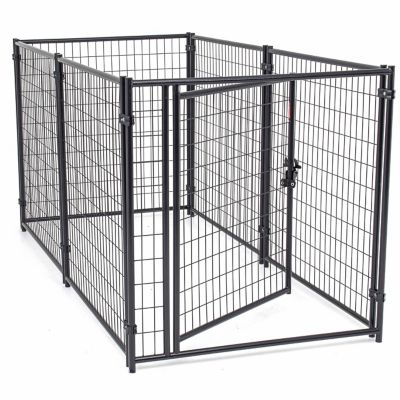 8 ft. L Modular Welded Wire Kennel Kit 