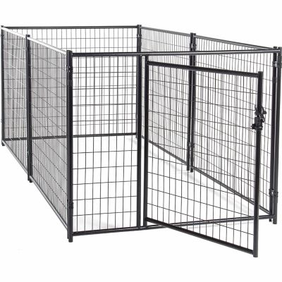 Lucky Dog Modular Welded Wire Kennel Kit 4 Ft H X 5 Ft W X 10 Ft L Black At Tractor Supply Co