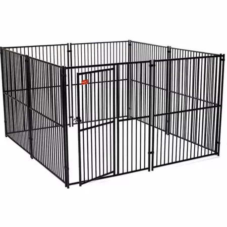 Lucky Dog European Style Welded Wire Dog Kennel 6 ft x 10 ft x 10 ft. Dog Kennels