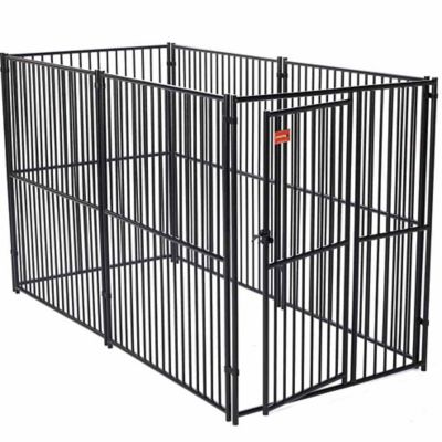 Lucky Dog 6 ft. x 5 ft. x 10 ft. European Style Welded Wire Dog Kennel -  CL 65151