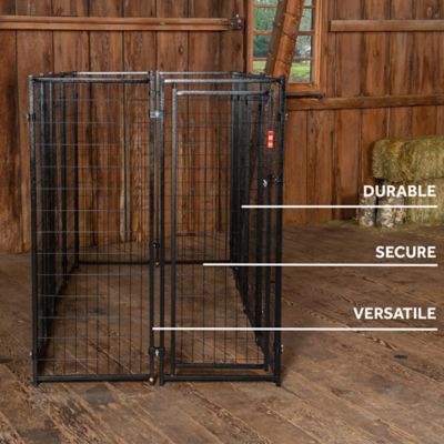 Image showing  6 ft. x 5 ft. x 10 ft. European Style Welded Wire Dog Kennel