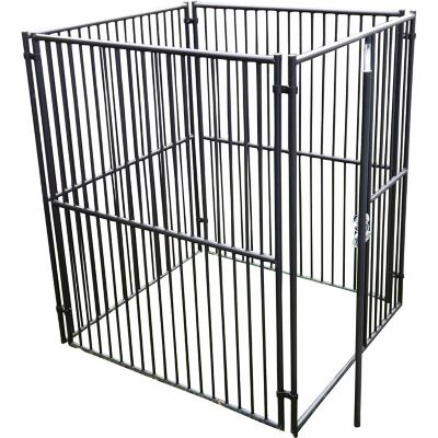 Lucky Dog 6 ft. x 5 ft. x 5 ft. European Style Welded Wire Dog Kennel -  CL 65155