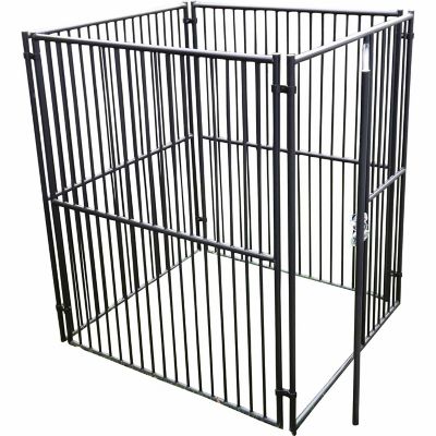 Lucky Dog 6 ft. x 5 ft. x 5 ft. European Style Welded Wire Dog Kennel