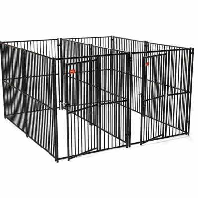 6 run dog kennel