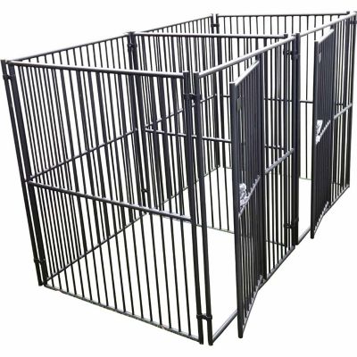 6 run dog kennel