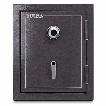 Mesa Safe 4.1 cu ft Burglar and Fire Proof Combination Lock Safe Dark Gray Gun Safes