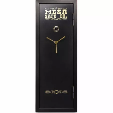 Mesa Safe 7.6 cu ft Burglar and Fire Proof Combination Lock Safe Black Gun Safes