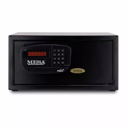 Mesa Safe 1.2 cu Hotel safe with electronic keypad lock black Hotel Safes