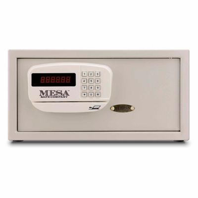 Mesa Safe 1.2 cu. ft. Electronic Keypad Lock Hotel Safe, White