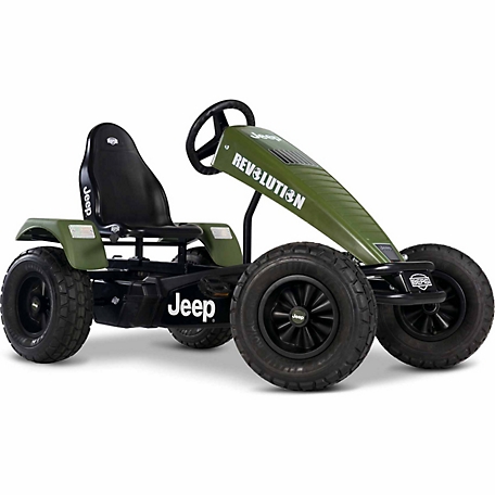 BERG Jeep Revolution BFR Pedal Go-Kart, 33 in. x 63 in. x 34 in