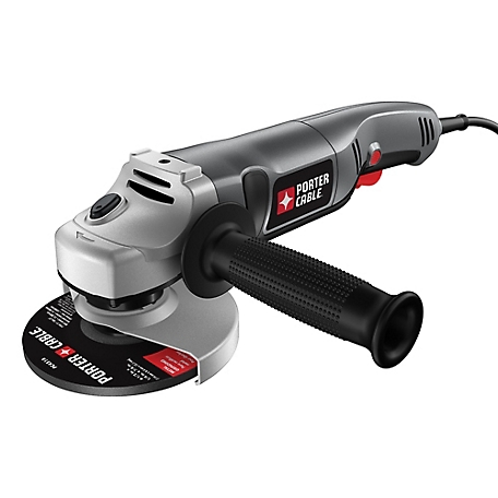 PORTER-CABLE 7.5A PC Small Angle Grinder with Trigger Grip, 3-Position Handle
