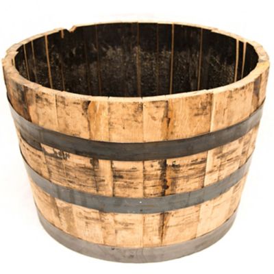 Half Oak Whiskey Barrel Planter B100 At Tractor Supply Co